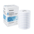 McKesson Dressing Retention Tape with Liner Nonwoven Fabric / Printed Release Paper, White