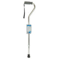 Blue Jay Offset Handle Cane with Soft Foam Grip and Wrist Strap