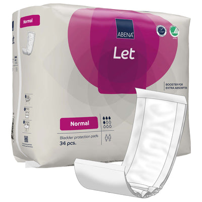 Abena Abri Let Normal Incontinence Liner Pads, Light Absorbency