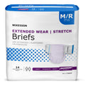 McKesson Adult Incontinence Briefs Extended Wear, Extended Maximum Absorbency