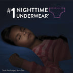 GoodNites Female Youth Absorbent Underwear, Heavy Absorbency Pull On with Tear Away Seams