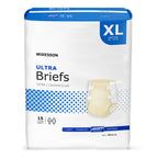 McKesson Adult Incontinence Briefs Extended Wear, Ultra Heavy Absorbency
