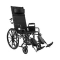 McKesson Reclining Wheelchair with Desk Length Arm & Swing-Away Elevating Legrest