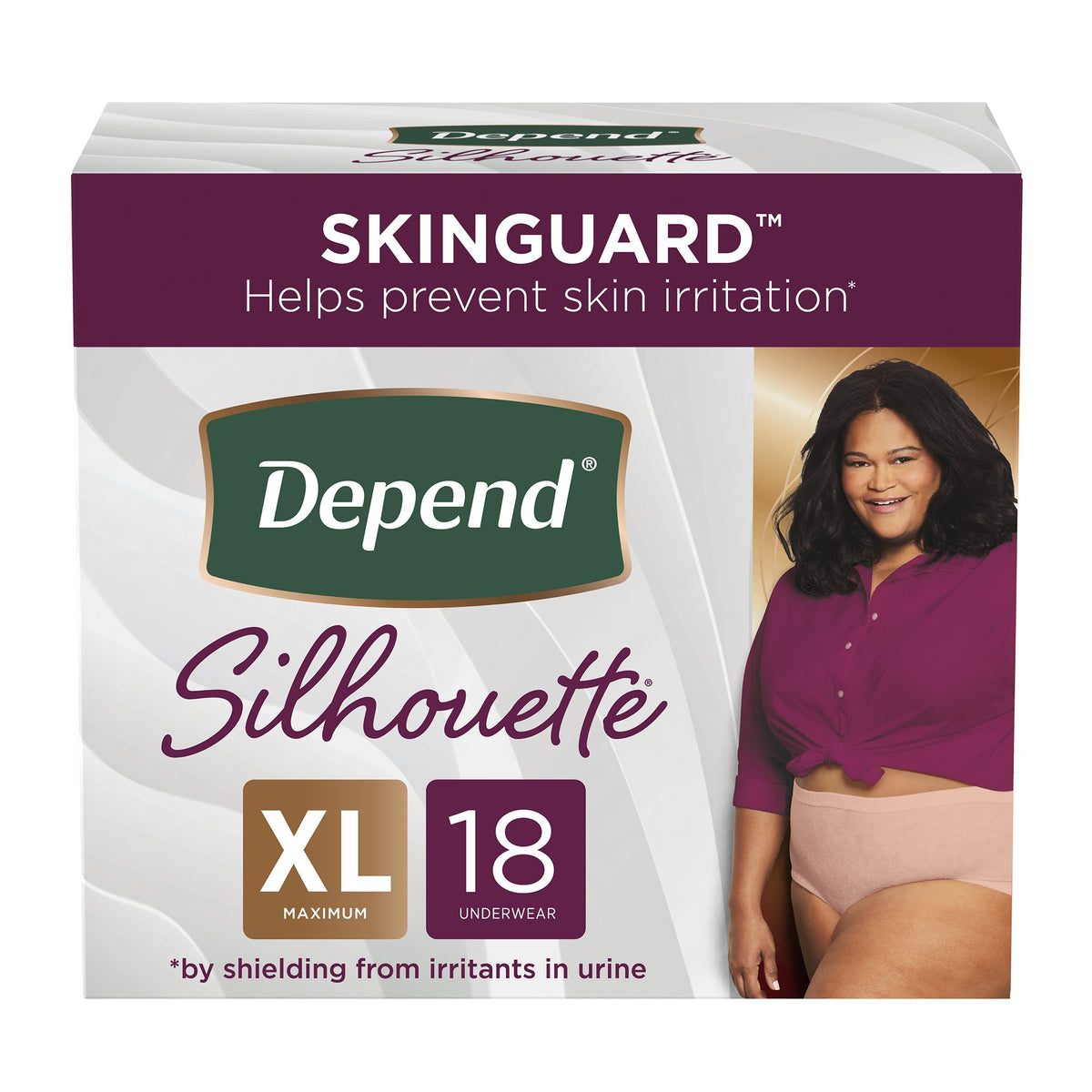 Depend Silhouette Classic Women's Underwear, Heavy Absorbency