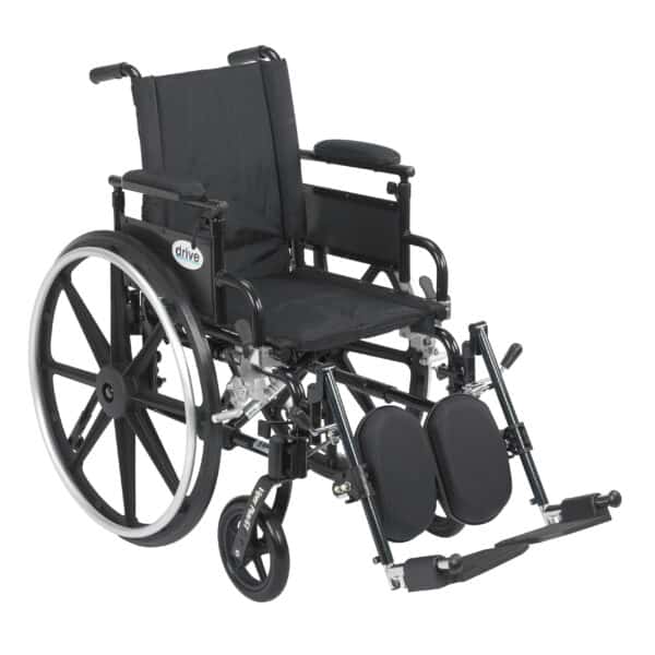 Drive Medical Viper Plus GT Wheelchair with Flip Back Removable Adjustable Arm