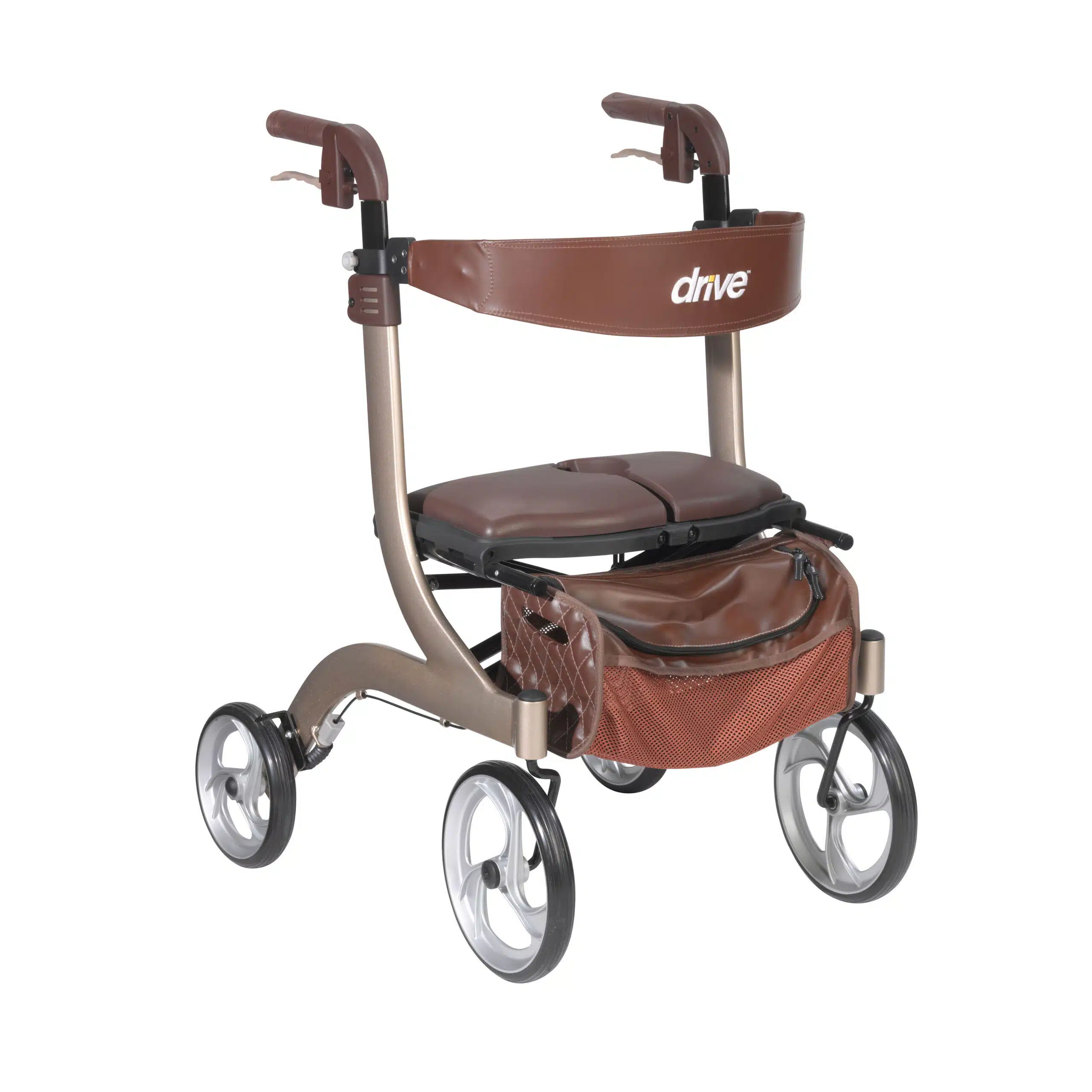 Drive Medical Nitro DLX Euro Style Rollator Rolling Walker Drive Medical Nitro DLX Euro Style Rollator Rolling Walker