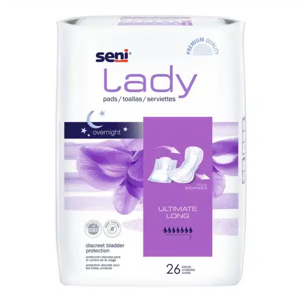 Seni Lady Ultimate Bladder Control Pads, Heavy Absorbency