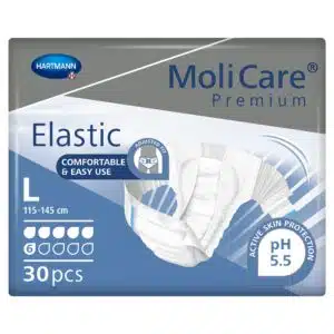 MoliCare Premium Elastic Incontinence Briefs 6D Moderate Absorbency MoliCare Premium Elastic Incontinence Briefs 6D Moderate Absorbency