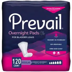 Prevail Overnight Pads for Bladder Leaks