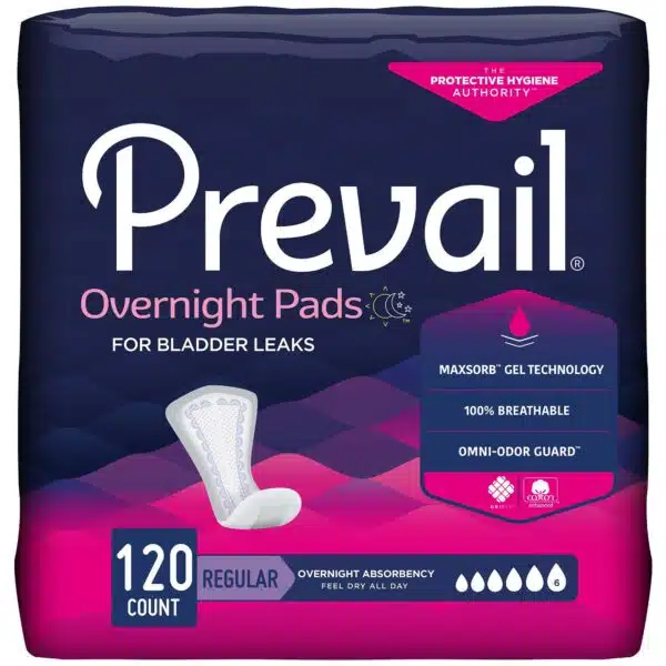Prevail Overnight Pads for Bladder Leaks
