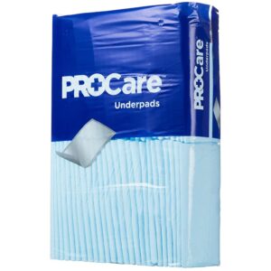 ProCare Disposable Underpads, Fluff Light Absorbency