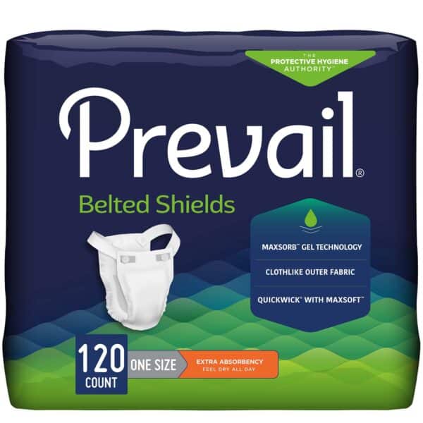 Prevail Belted Shields for Incontinence