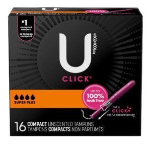 U by Kotex Click Compact Tampons