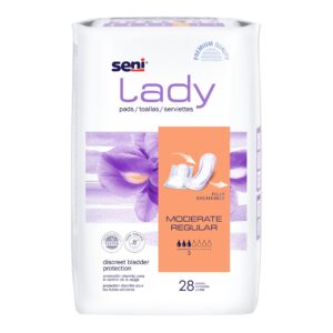 Seni Lady Pads for Bladder Control Long, Maximum Absorbency