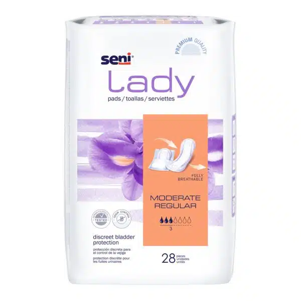 Seni Lady Pads for Bladder Control Long, Maximum Absorbency
