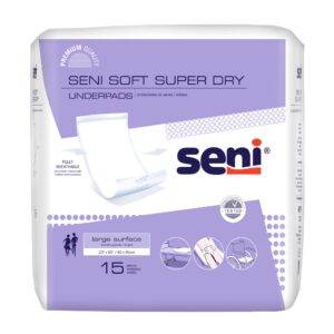 Seni Soft Super Dry Underpads, Light Absorbency