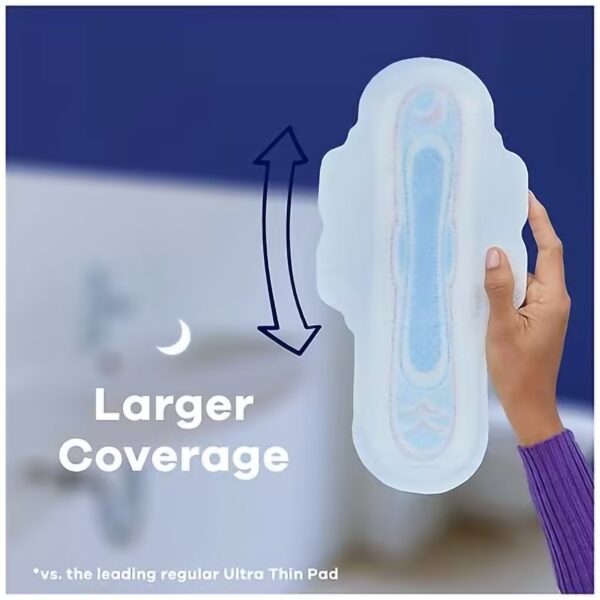 Always Ultra Thin Overnight Feminine Pads With Wings