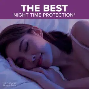 Poise Fresh Protection Overnight Pads