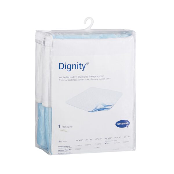 Dignity Washable Quilted Sheet & Liner Protector Reusable Underpad, White Cotton