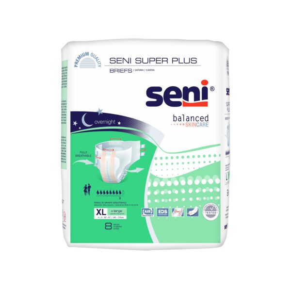 Seni Super Plus Incontinence Briefs Heavy to Severe Absorbency