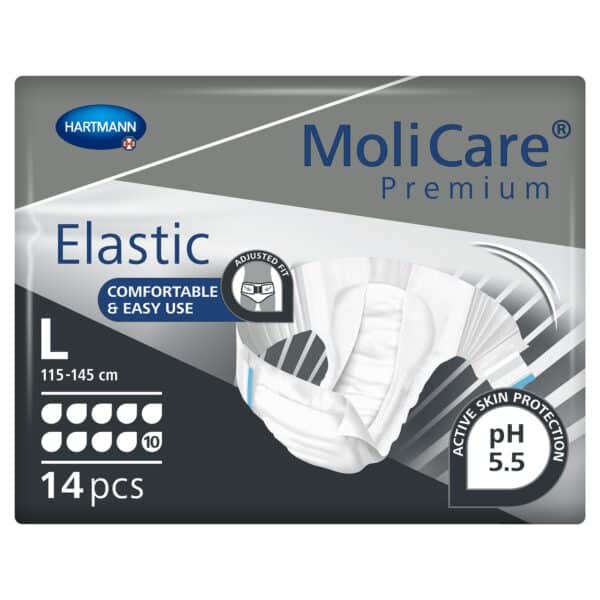 MoliCare Premium Elastic Incontinence Briefs 10D Heavy Absorbency