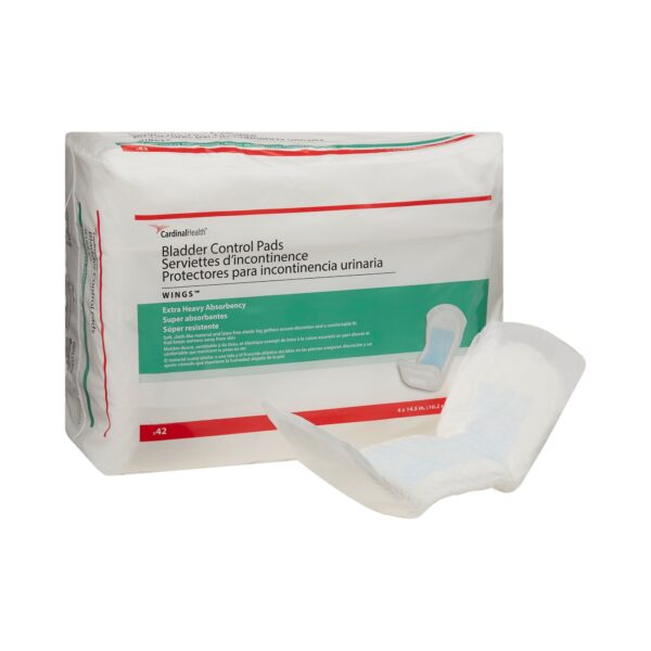 Cardinal Sure Care Bladder Control Pads Unisex, Heavy Absorbency One Size Fits Most