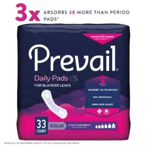 Prevail Daily Pads for Bladder