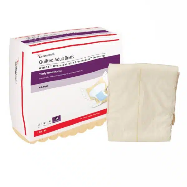 Cardinal Wings Overnight Quilted Adult Briefs
