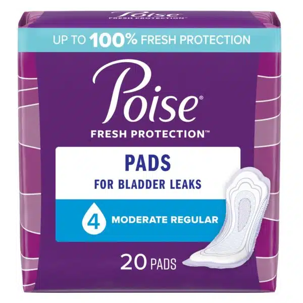 Poise Fresh Protection Bladder Control Pads Moderate Absorbency
