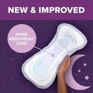 Poise Fresh Protection Overnight Pads