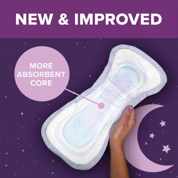 Poise Fresh Protection Overnight Pads