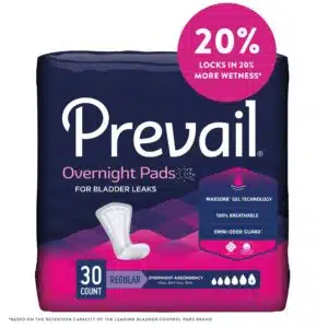 Prevail Overnight Pads for Bladder Leaks