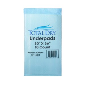 TotalDry Underpads, Heavy Absorbency
