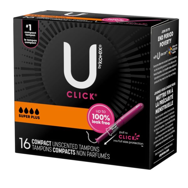 U by Kotex Click Compact Tampons
