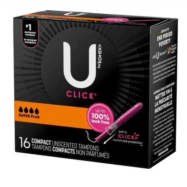 U by Kotex Click Compact Tampons