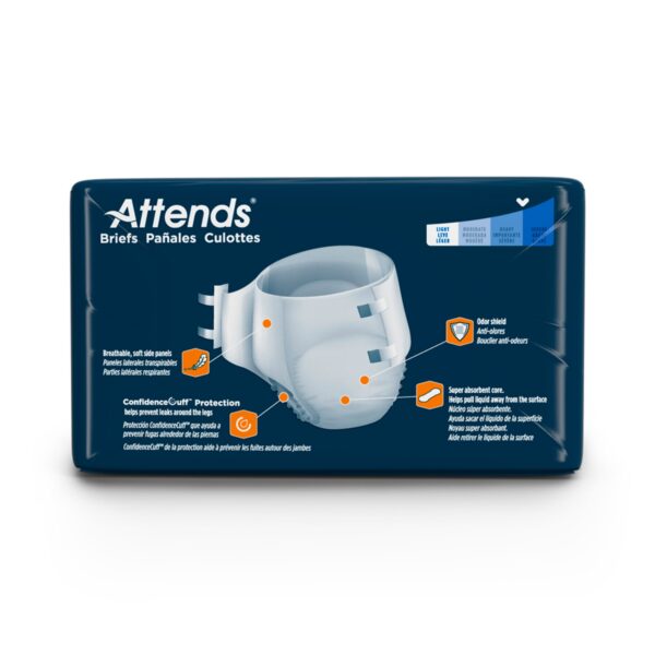 Attends Youth Small Disposable Briefs
