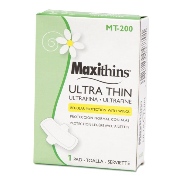 Maxithins Ultra Thin Feminine Pads, Regular Protection with Wings