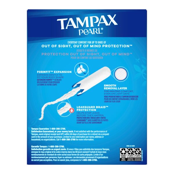 Tampax Pearl Super Tampons Super Absorbency