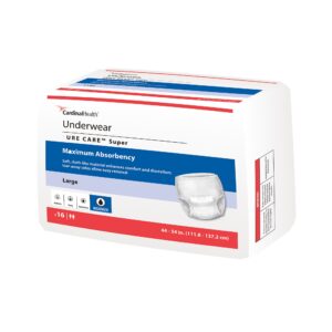 Cardinal Sure Care Super Adult Absorbent Underwear, Heavy Absorbency