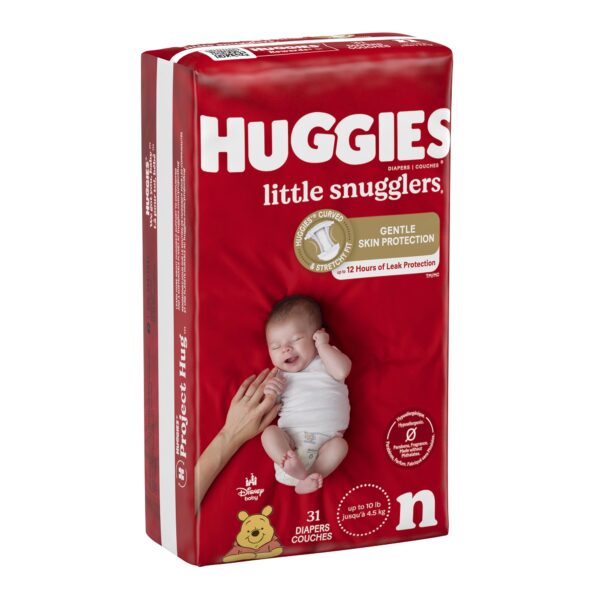 Huggies Little Snugglers Baby Diapers, Disposable Heavy Absorbency