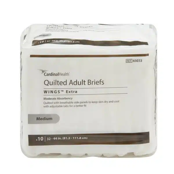 Cardinal Simplicity Adult Incontinence Briefs, Moderate Absorbency